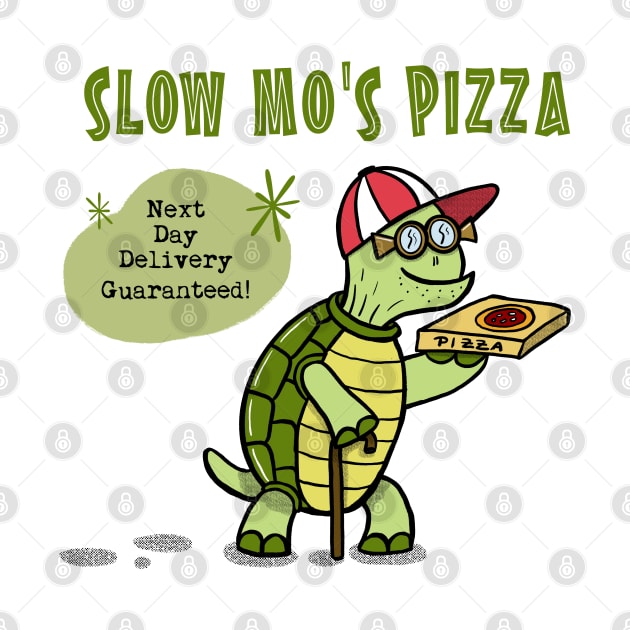 Turtle Pizza Delivery Service by Hallo Molly