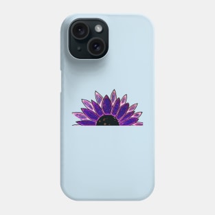 Sunflower half 7 Phone Case