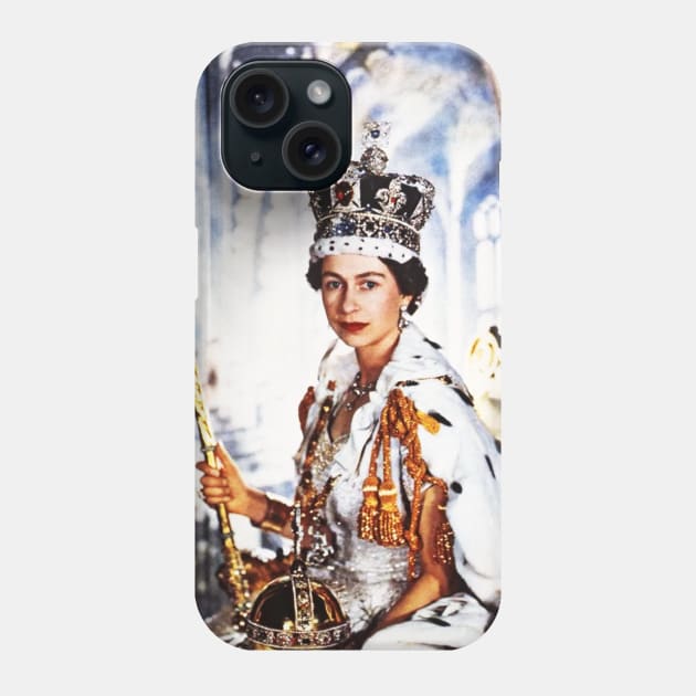 Queen Elizabeth Phone Case by valentinahramov