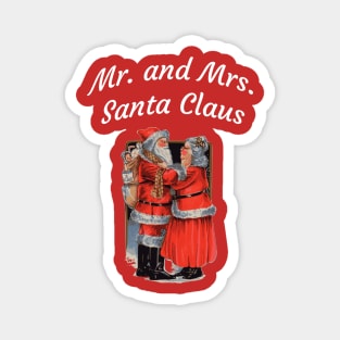 Mr. and Mrs. Santa Claus Magnet