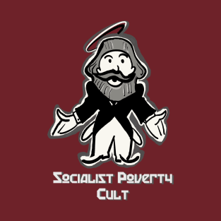 Socialist Poverty Cult Logo T T-Shirt