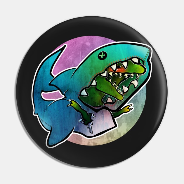 I'd rather be a Shark Pin by RileyRiot