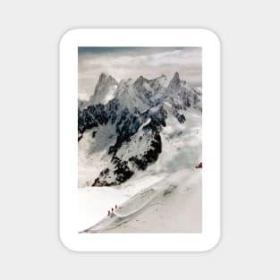 Chamonix Aiguille du Midi Mont Blanc Massif French Alps France Magnet