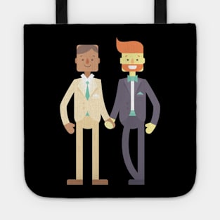 LGBT Couples Design - LGBT Men Couple Tote