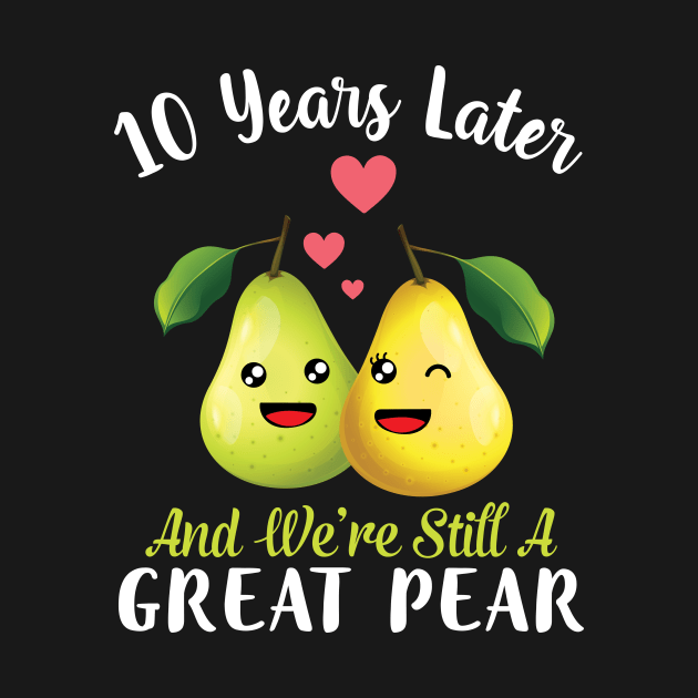 Husband And Wife 10 Years Later And We're Still A Great Pear by DainaMotteut