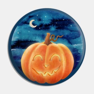 Happy Halloween Pumpkin Pin