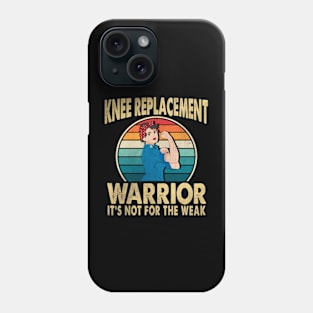 Knee Replacement Warrior Surgery Recovery Get Well Soon Phone Case