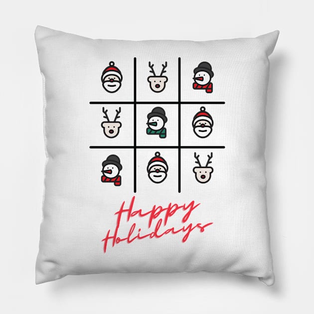 Happy Holidays Pillow by C&C Provisions