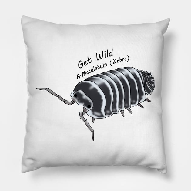 A.Maculatum (zebra) Get wild Pillow by Binkykun