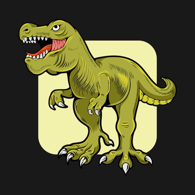 T-Rex I Kids I Dinosaur I Dino I Tyrannosaurus by Shirtjaeger