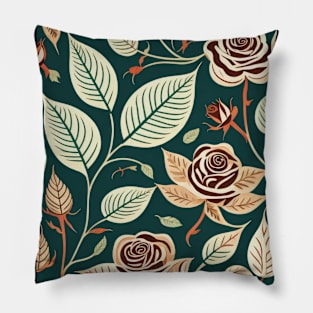 Nostalgic Blossoms Timeless charm Pillow