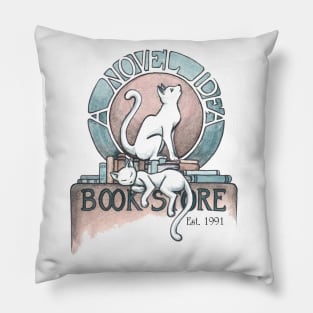 A Novel Idea Bookstore Pillow