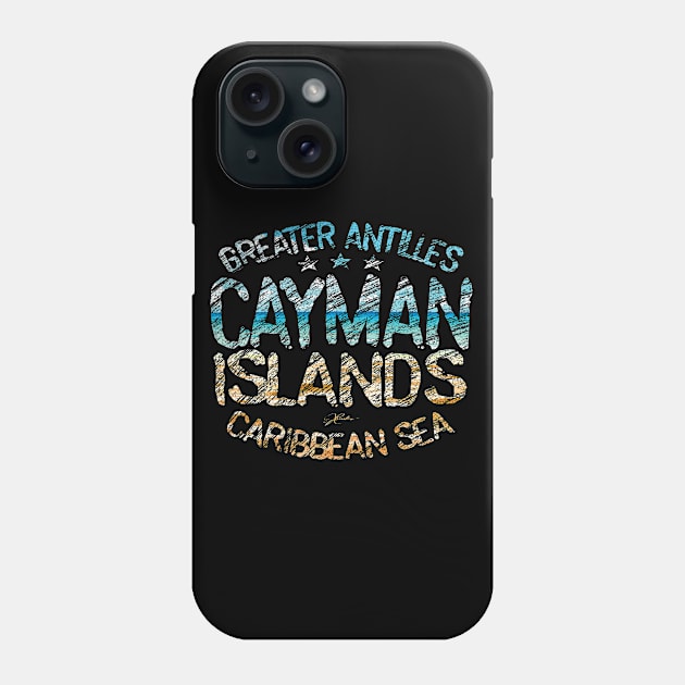 Cayman Islands on the Beach Phone Case by jcombs