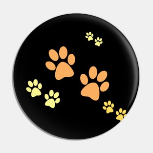 Cute Cat Paw Print Pin