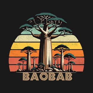 African Baobab Tree Madagascar Tree Of Life T-Shirt