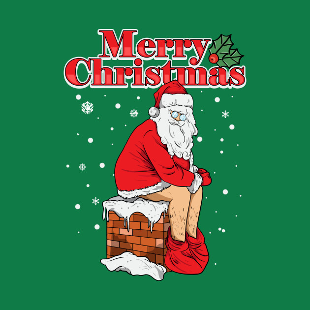 Merry Christmas Santa Clause Chimney Poop - Santa Claus - Phone Case