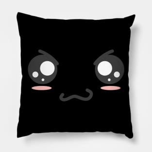 kawaii chibi anime cute face shirt women facial expression Pillow