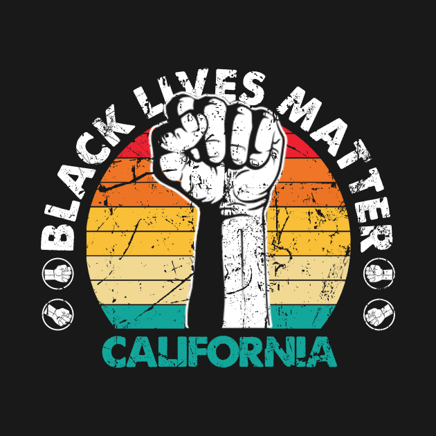 California black lives matter political protest by Jannysingle