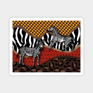 Zebra Safari Magnet