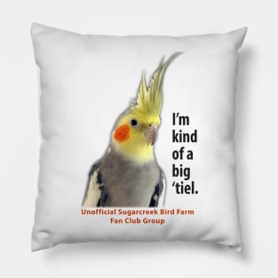 Big Tiel-black type Pillow