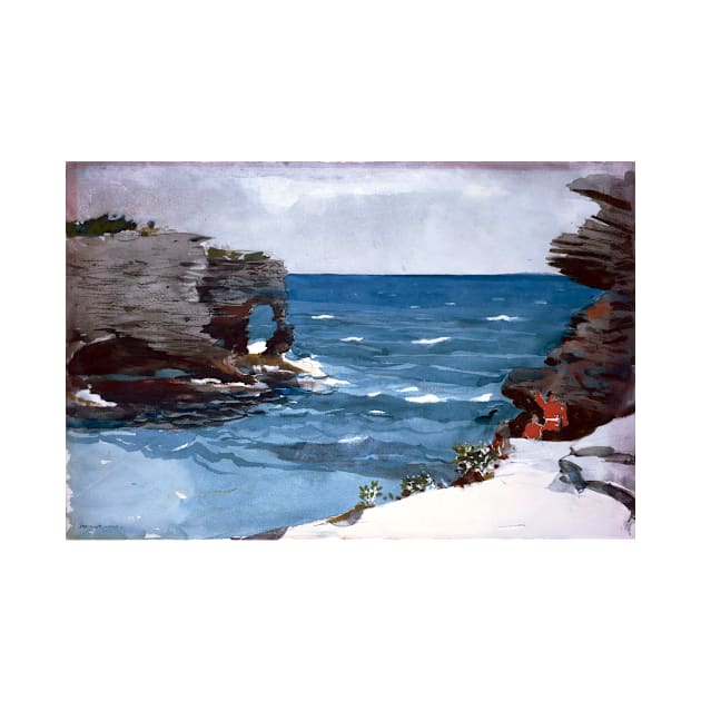 Winslow Homer Rocky Shore, Bermuda by pdpress