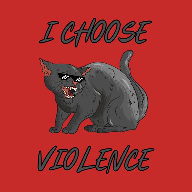 I Choose Violence by mieeewoArt