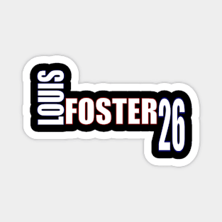 Louis Foster '23 white text Magnet