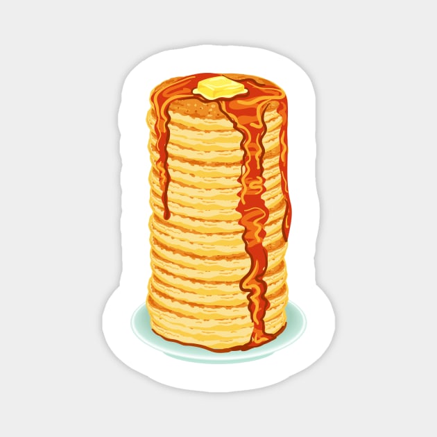 Tall Stack of Pancakes Magnet by SWON Design