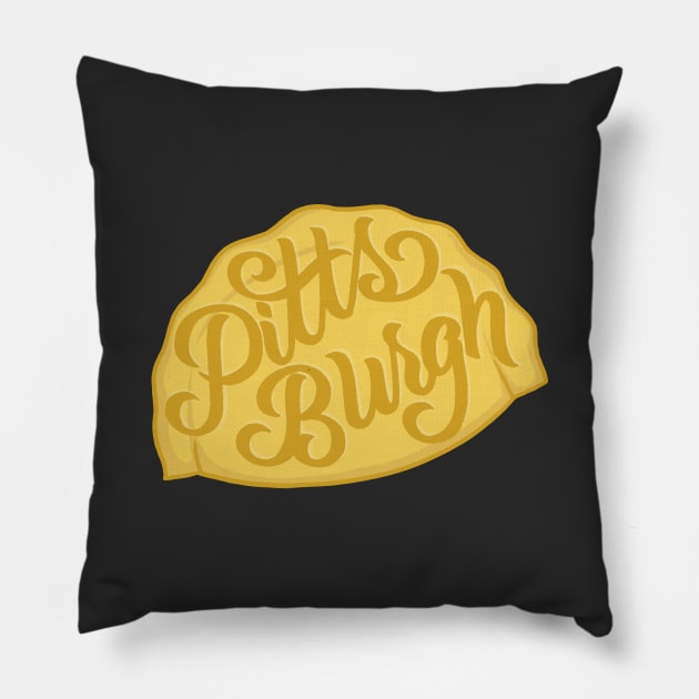 Pittsburgh Pierogi Pillow by polliadesign