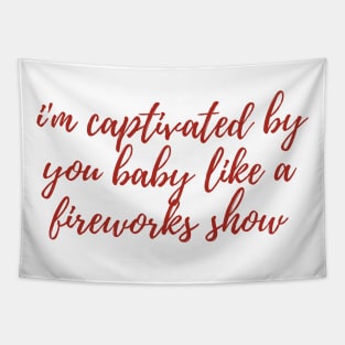 Sparks Fly Tapestry