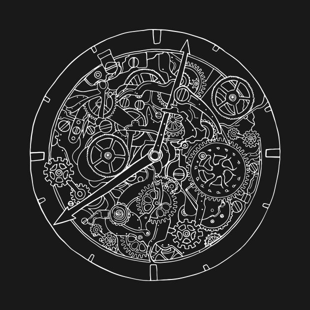 Mechanical Watch Face by LAPublicTees