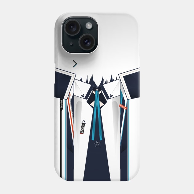 Hololive JP Shirakami Fubuki Bilibili Version Phone Case by naderu