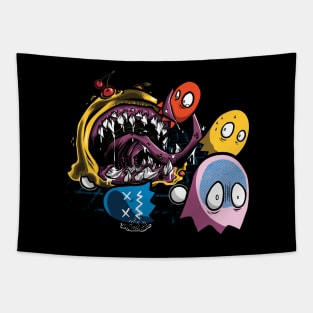 Monster Pacman Tapestry