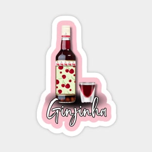 Ginjinha, or Ginja, Cherry Liqueur from Portugal Magnet