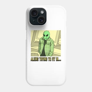 AlienHub: Aliens trying to fit in... Phone Case