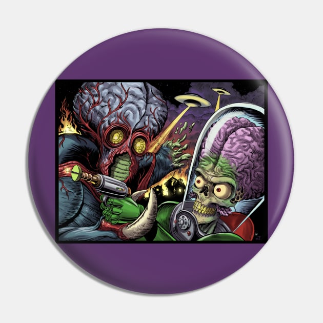 Mars Attacks This Island Earth Pin by Himmelworks