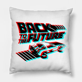 BACK TO THE FUTURE - Retro 3D glasses style Pillow