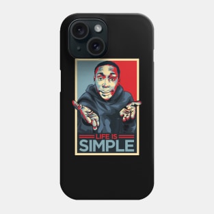 khaby lame Life Is Simple Phone Case