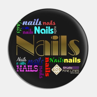 Fine Lines Nail Crazy Pin