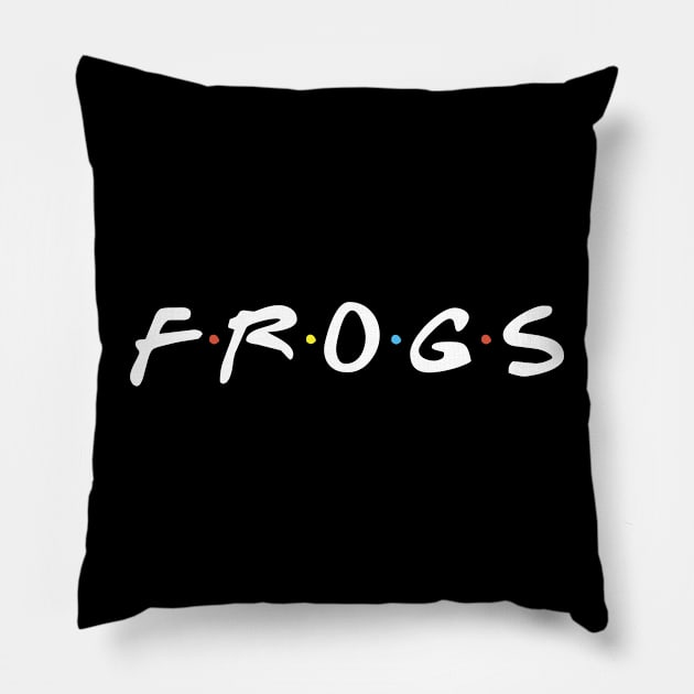 FROGS Pillow by giovanniiiii