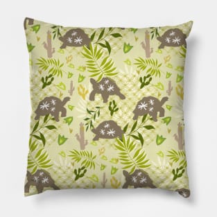 The Galapagos Tortoise Animal Activists Save Endangered Species From Animal Extinction Pillow