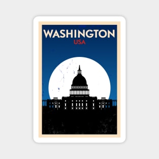 Washington Poster Design Magnet