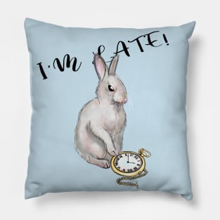 I'm Late! Pillow