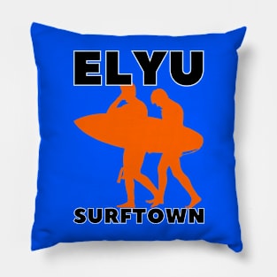 ELYU SURFTOWN - FRIENDS GOING FOR A SURF Pillow