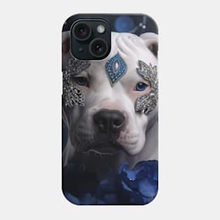 White Staffy Phone Case