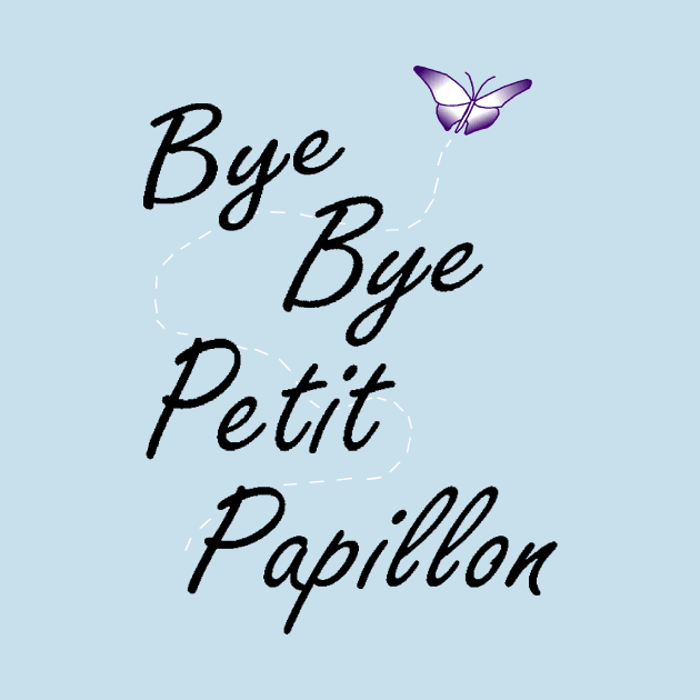 Bye Bye Petit Papillon! Purple Ombre by OneBeamofSunshine