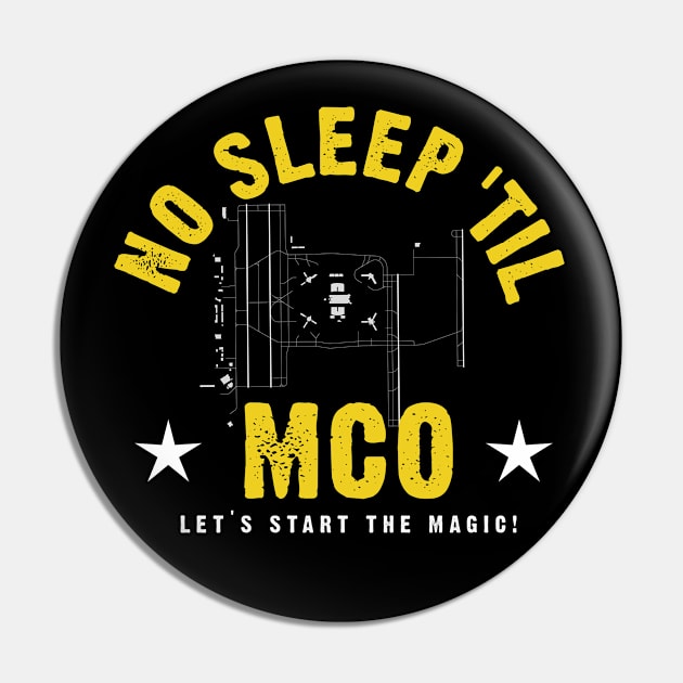 No Sleep Til MCO Pin by PopCultureShirts