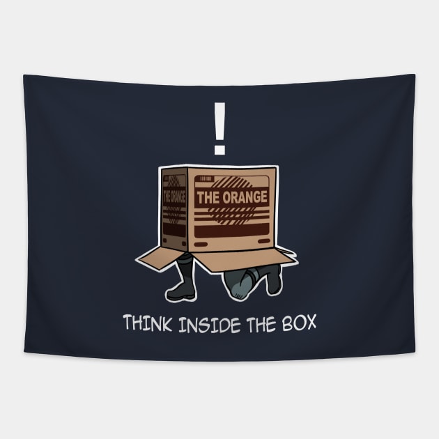 Think inside the box Tapestry by leo_queval