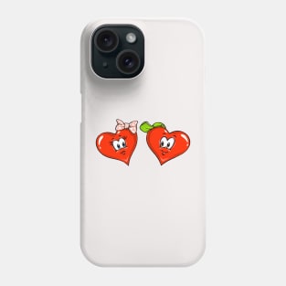 Boy and Girl Hearts Phone Case