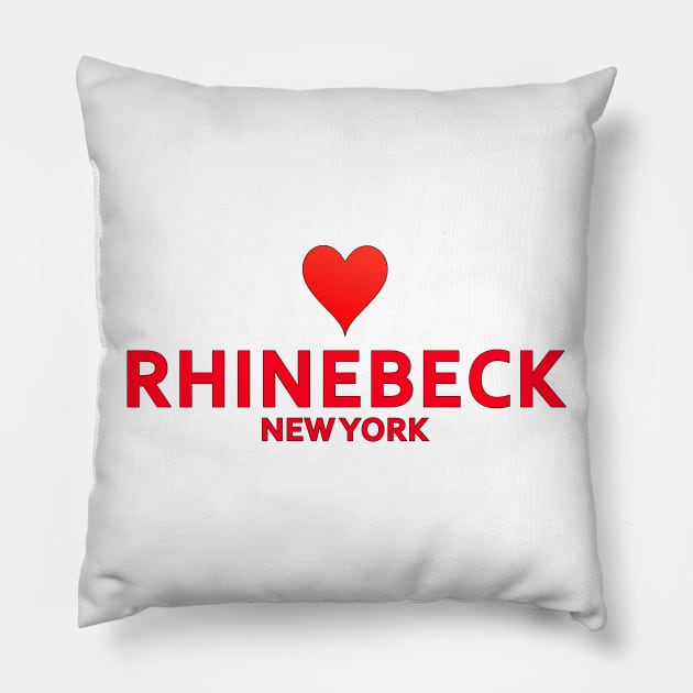 Rhinebeck New York Pillow by SeattleDesignCompany